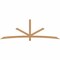 Ekena Millwork Alberta Smooth Timber Gable Bracket, Western Red Cedar, 108"W x 36"H x 1 1/2"D x 3 1/2"F, 8/12 Pitch GBW108X36X0204ALB00SWR - alternate 1